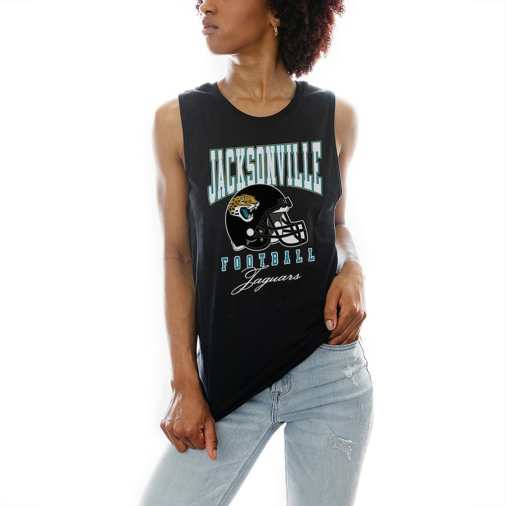 Jacksonville Jaguars Gameday Couture Women's Preseason Opener Racerback Tank Top - Black Tops