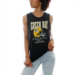 Green Bay Packers Gameday Couture Women's Preseason Opener Racerback Tank Top - Black Tops