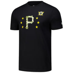 Pittsburgh Pirates New Era 2024 Armed Forces Day T-Shirt - Black T-shirts