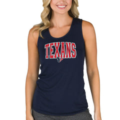 Houston Texans Concepts Sport Women's Marathon Tank Top - Navy Tops
