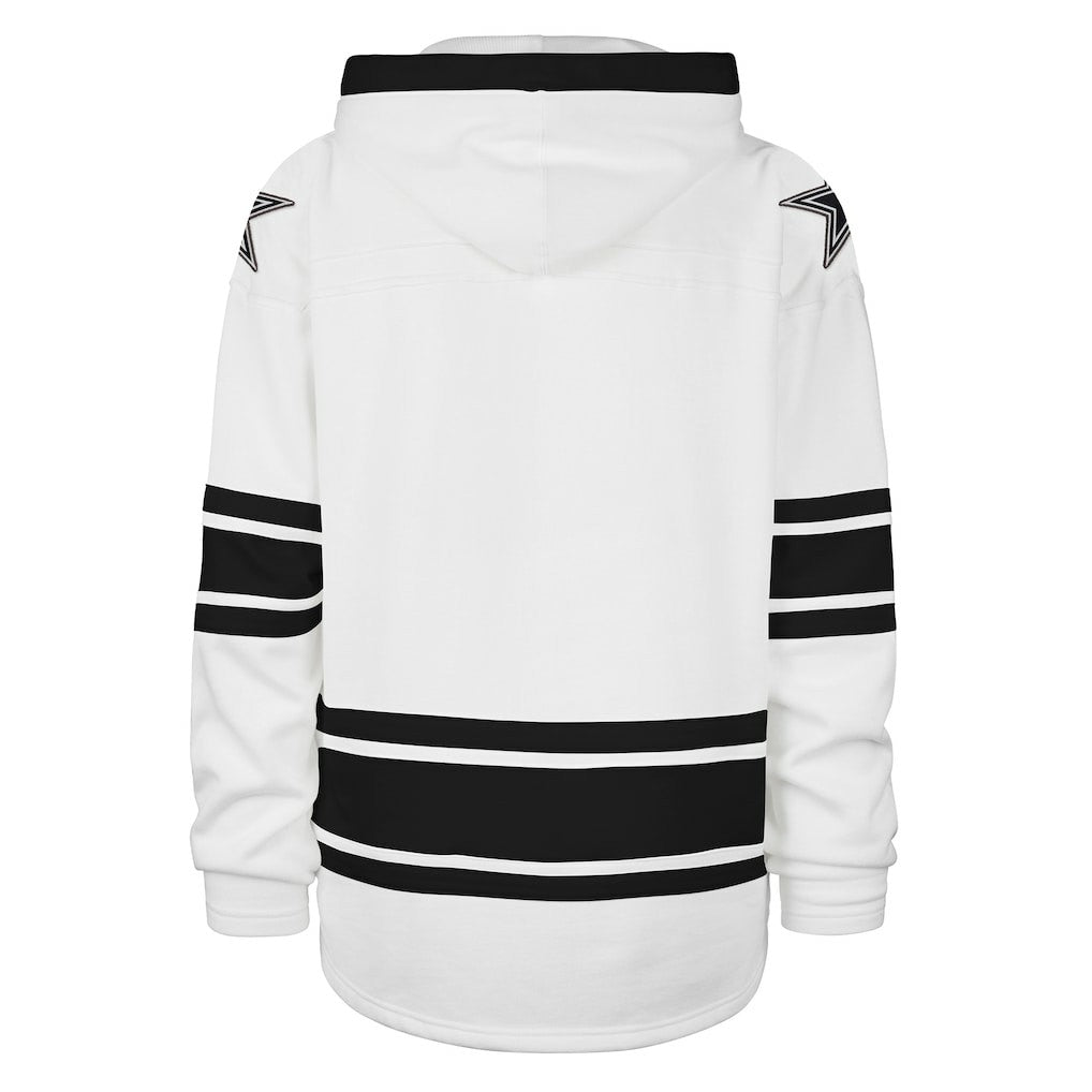 Dallas Cowboys '47 After Image Superior Lacer Pullover Hoodie - White Hoodies