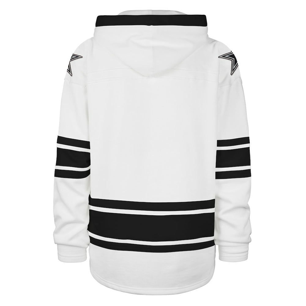 Dallas Cowboys '47 After Image Superior Lacer Pullover Hoodie - White Hoodies