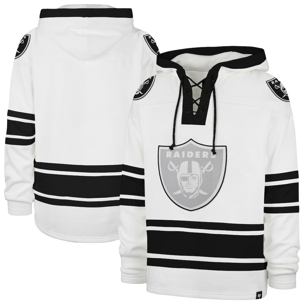 Las Vegas Raiders '47 After Image Superior Lacer with Hood - White