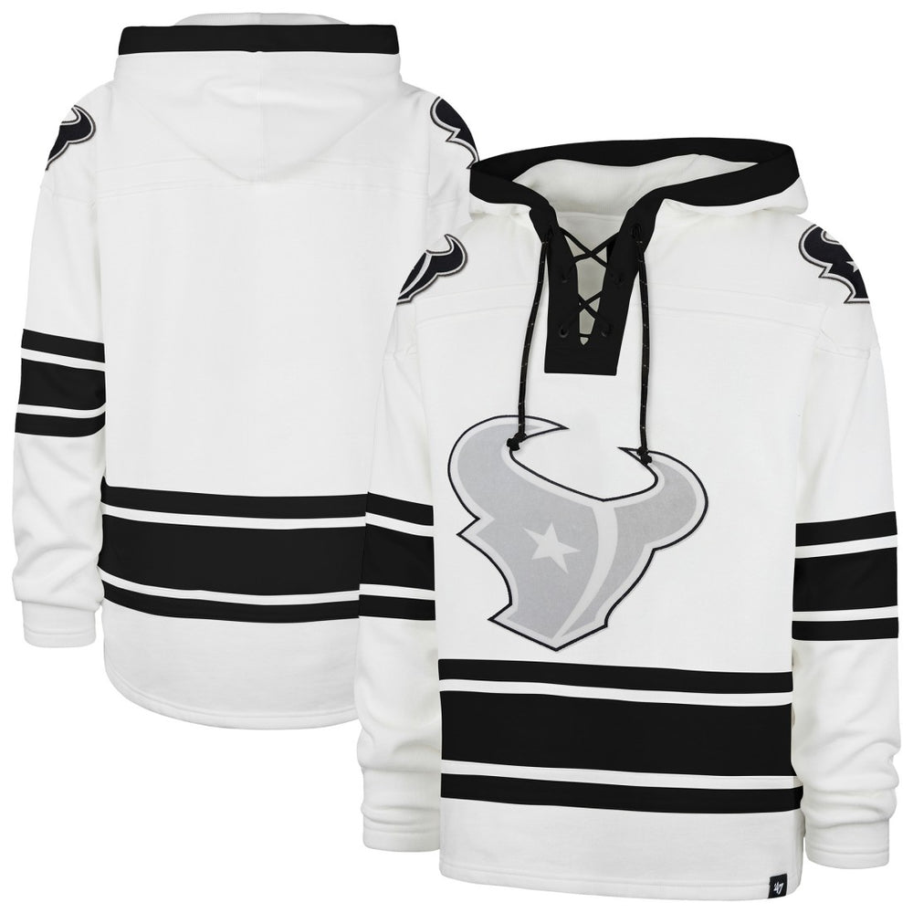 Houston Texans '47 After Image Superior Lacer with Hood - White