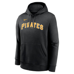 Roberto Clemente Pittsburgh Pirates Nike Player Name & Number Club Pullover Hoodie - Black Hoodies