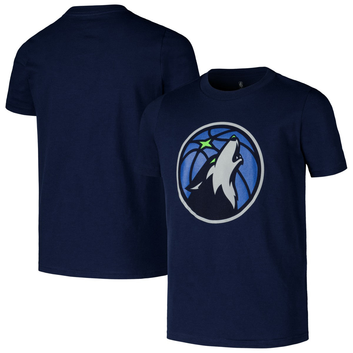 Minnesota Timberwolves Youth Primary Logo T-Shirt Navy