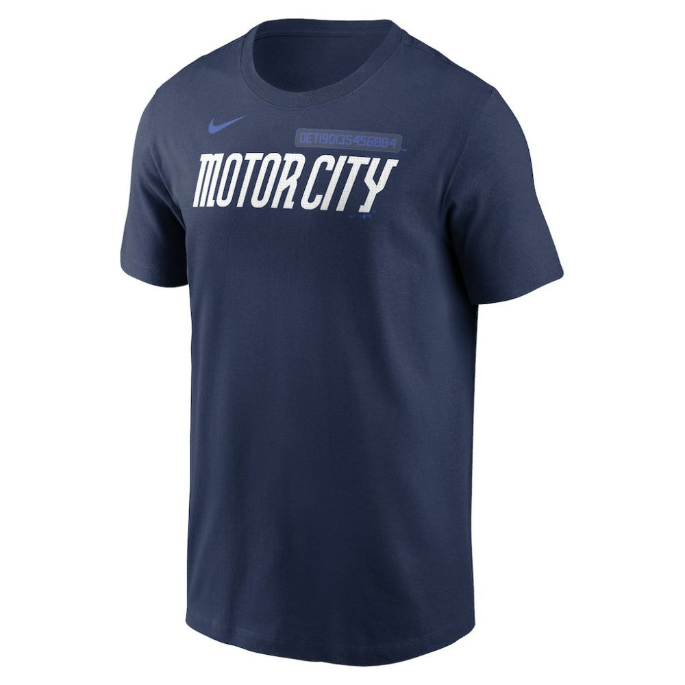 Tarik Skubal Detroit Tigers Nike 2024 City Connect Fuse Name & Number T-Shirt - Navy T-shirts