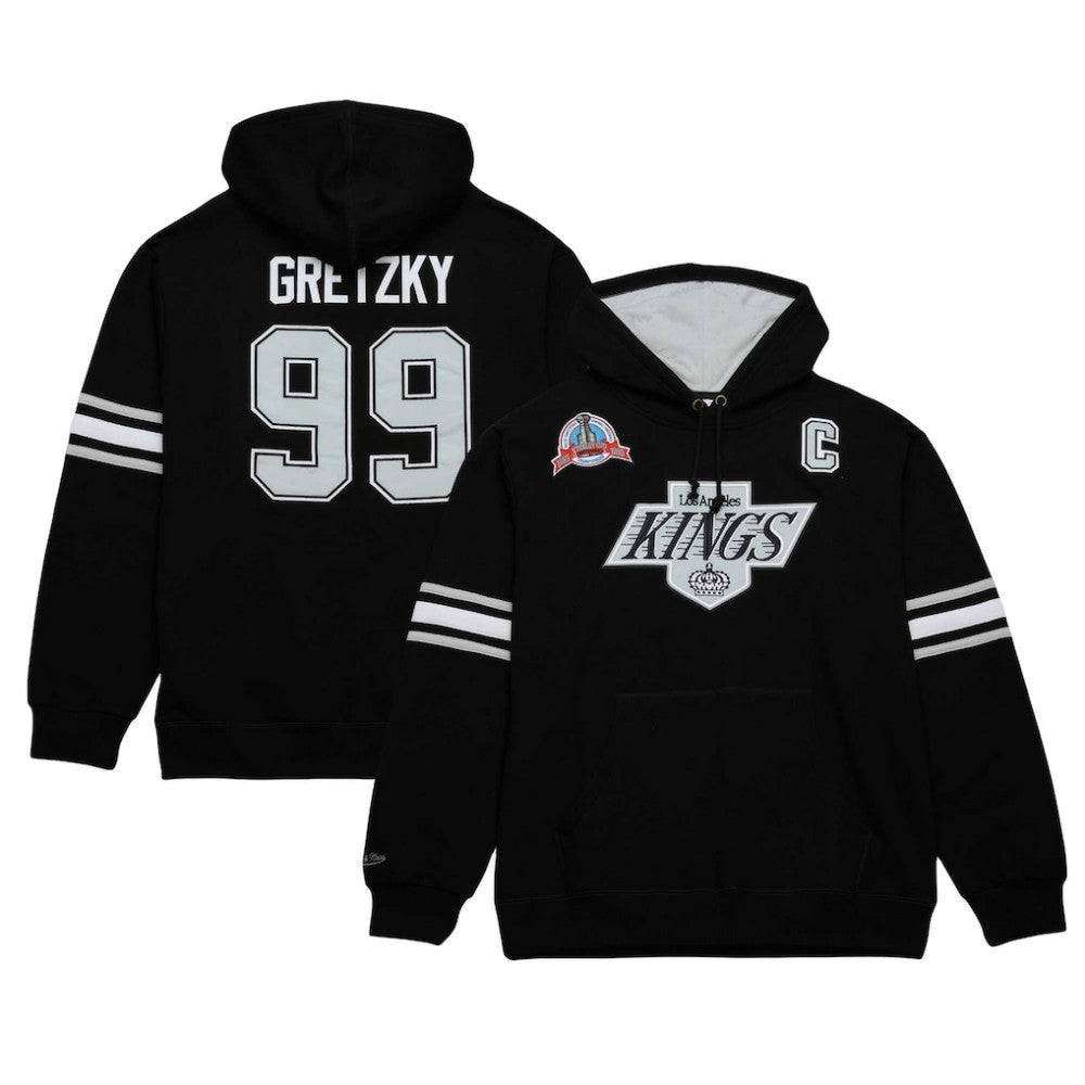 Wayne Gretzky Los Angeles Kings Mitchell & Ness 1993 Name & Number Premium Pullover Hoodie - Black | US 201644217