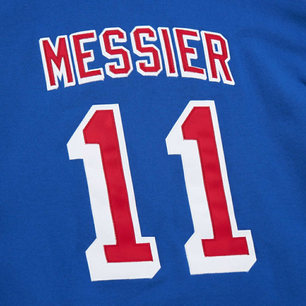 Mark Messier New York Rangers Mitchell & Ness Name & Number Premium Pullover Hoodie - Blue | US 201644218