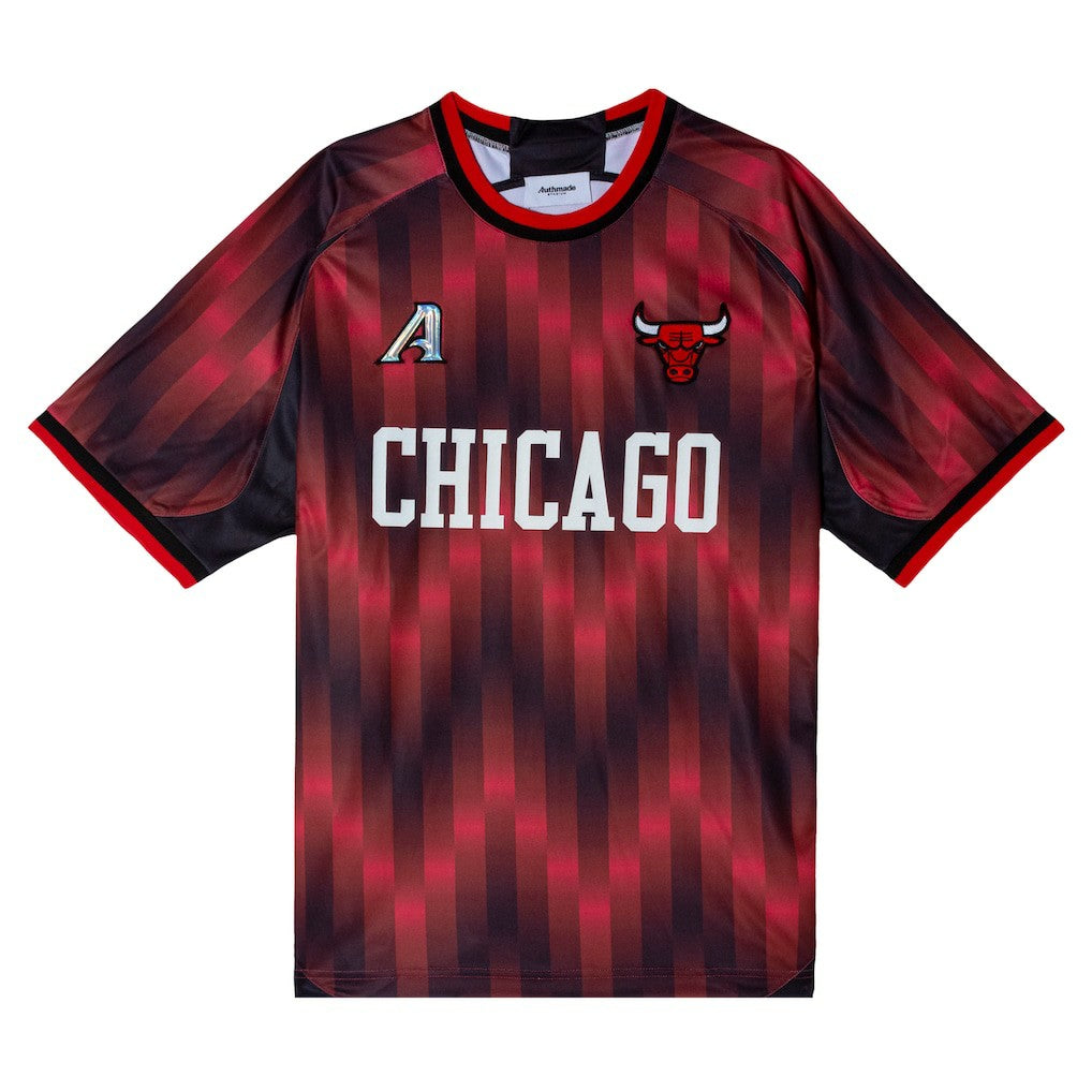 Chicago Bulls Authmade x NBA Soccer Kit Fashion Jersey Red