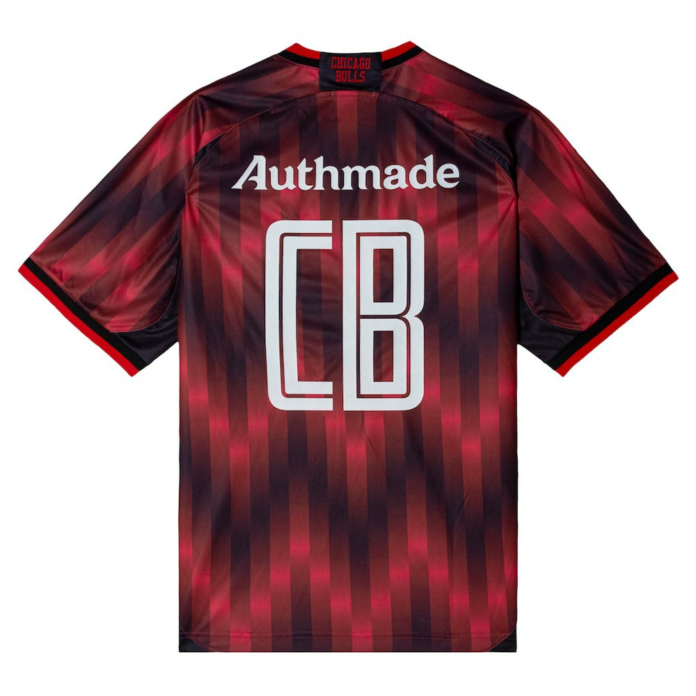 Chicago Bulls Authmade x NBA Soccer Kit Fashion Jersey Red