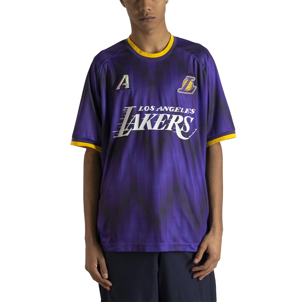 Los Angeles Lakers Authmade x NBA Soccer Kit Fashion Jersey Purple