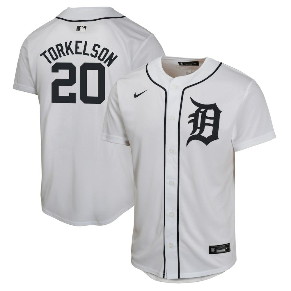 Spencer Torkelson Detroit Tigers Nike Youth Home Game Player Jersey - White Jerseys