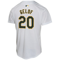 Zack Gelof Athletics Nike Youth Home Game Player Jersey - Gray Jerseys