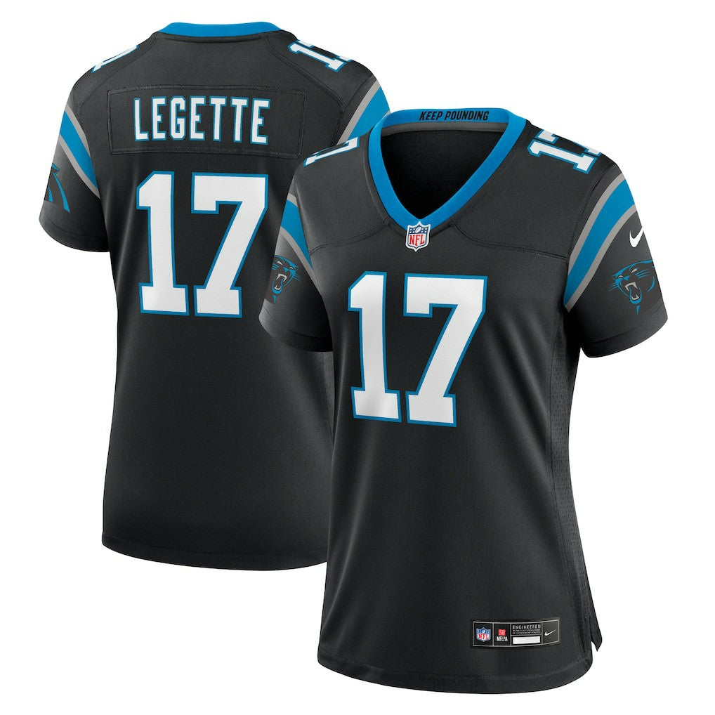 Xavier Legette Carolina Panthers Women's Game Jersey - Black Jerseys