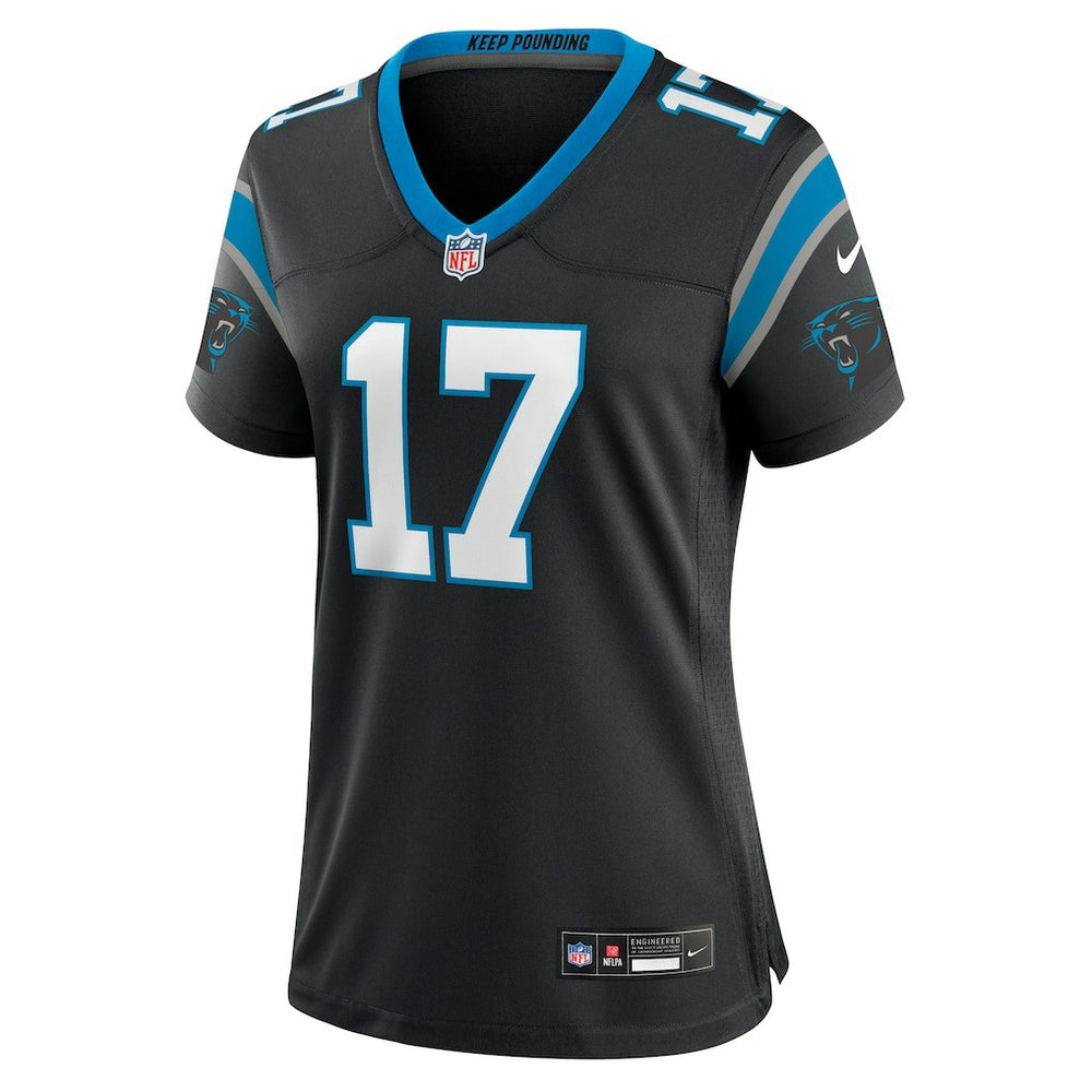 Xavier Legette Carolina Panthers Women's Game Jersey - Black Jerseys
