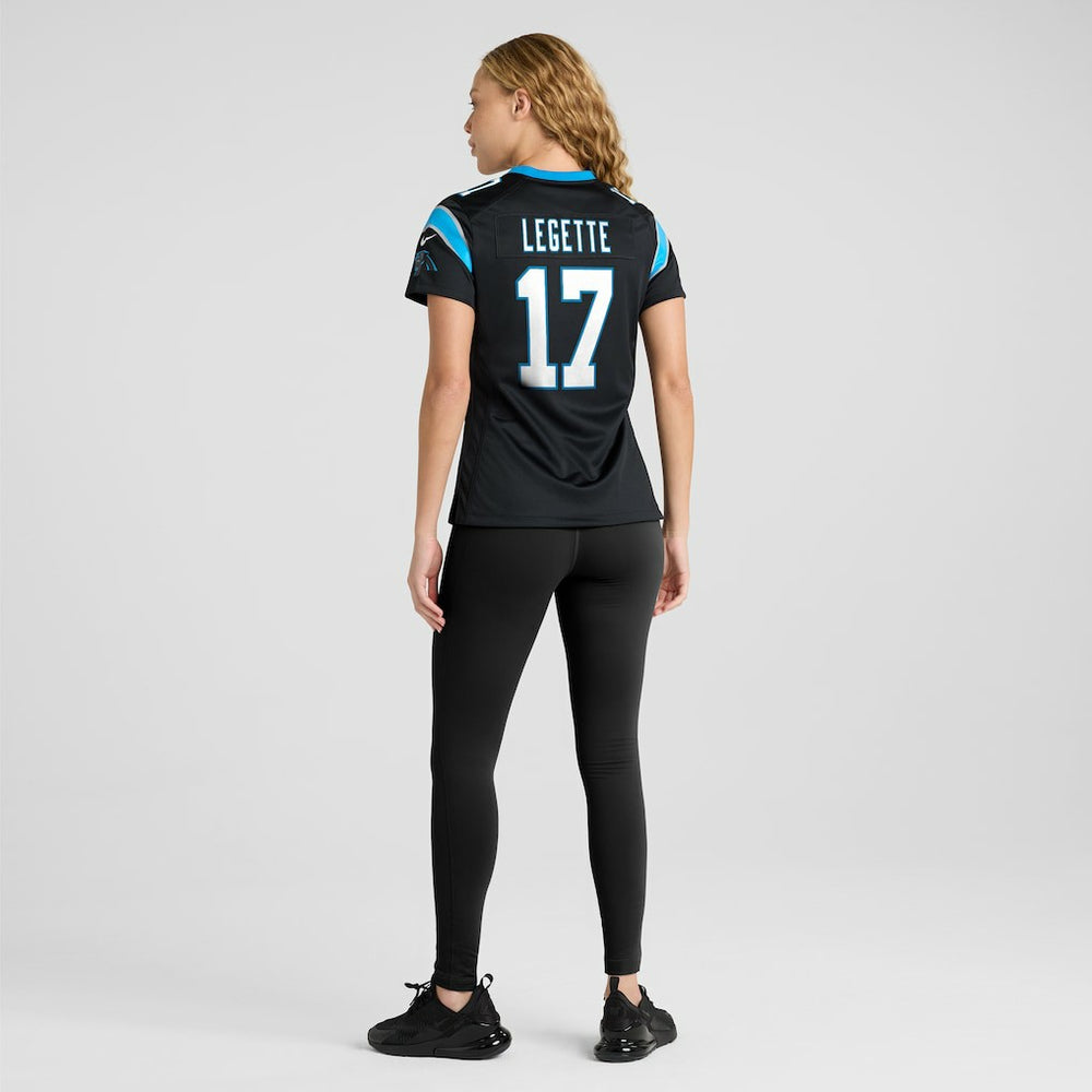 Xavier Legette Carolina Panthers Women's Game Jersey - Black Jerseys