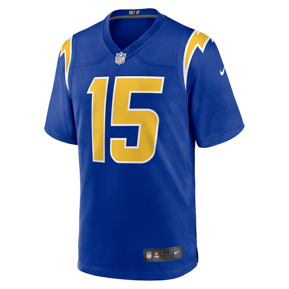 Ladd McConkey Los Angeles Chargers Alternate Game Jersey - Royal Jerseys
