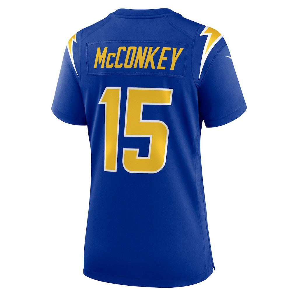 Ladd McConkey Los Angeles Chargers Women's Alternate Game Jersey - Royal Jerseys