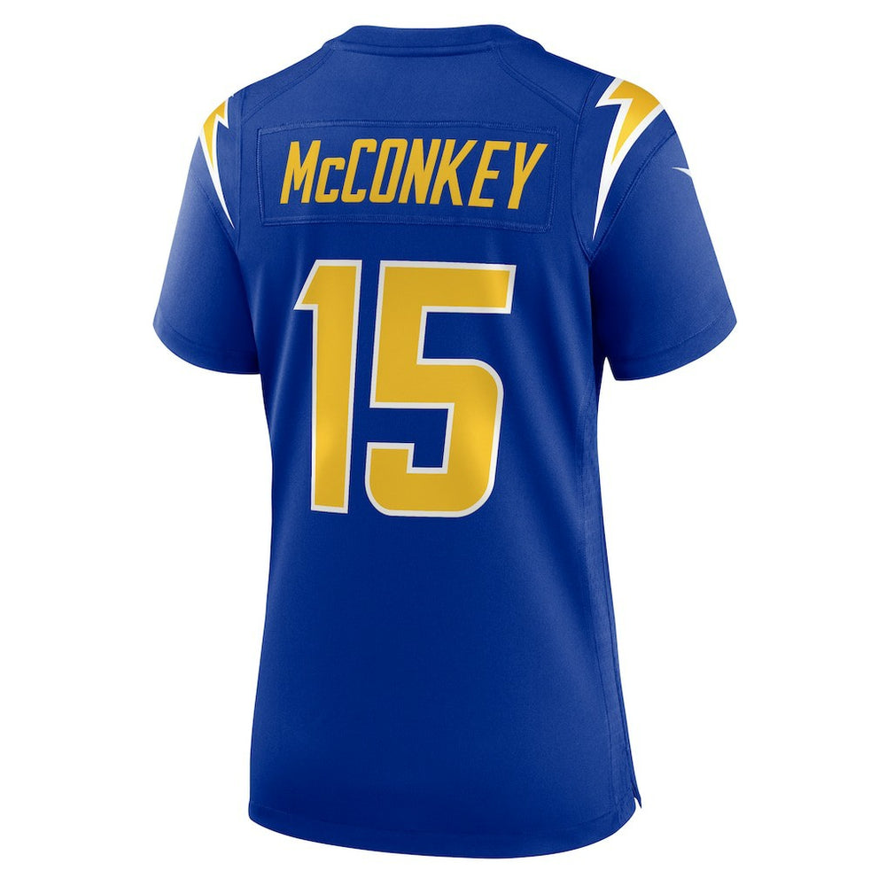 Ladd McConkey Los Angeles Chargers Women's Alternate Game Jersey - Royal Jerseys