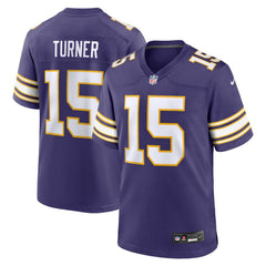 Dallas Turner Minnesota Vikings Alternate Game Jersey - Purple Jerseys