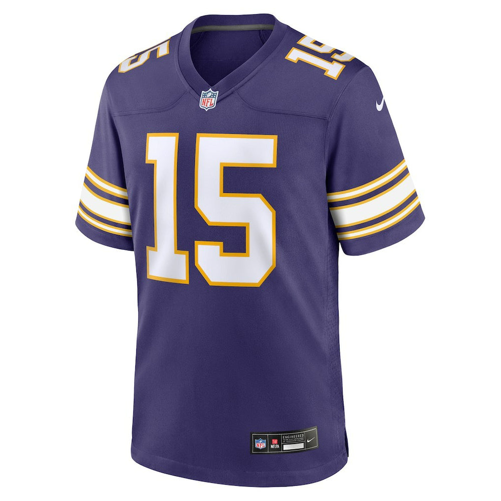 Dallas Turner Minnesota Vikings Alternate Game Jersey - Purple Jerseys