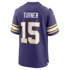 Dallas Turner Minnesota Vikings Alternate Game Jersey - Purple Jerseys
