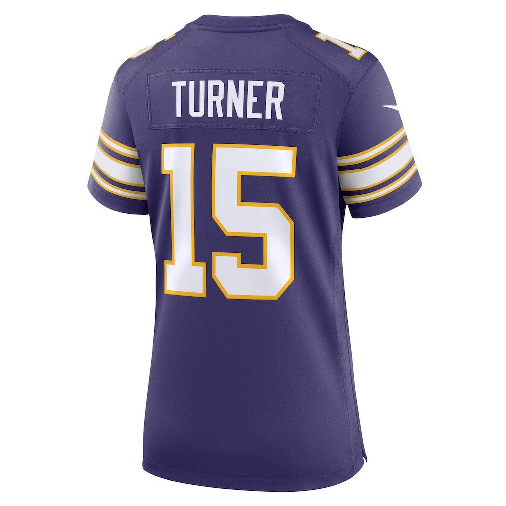 Dallas Turner Minnesota Vikings Women's Alternate Game Jersey - Purple Jerseys