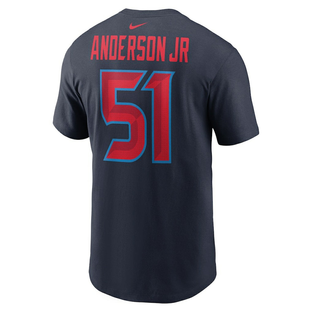Will Anderson Jr. Houston Texans Name & Number T-Shirt - Navy T-shirts