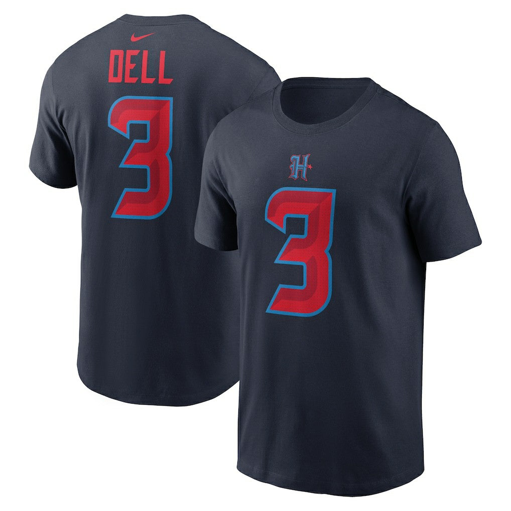 Tank Dell Houston Texans Name & Number T-Shirt - Navy T-shirts
