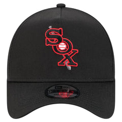 Chicago White Sox New Era Tonal Pop 9FORTY A-Frame Adjustable Hat - Black Hats