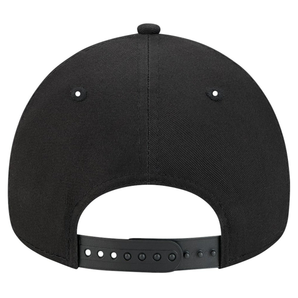 Atlanta Braves New Era Tonal Pop 9FORTY A-Frame Adjustable Hat - Black Hats