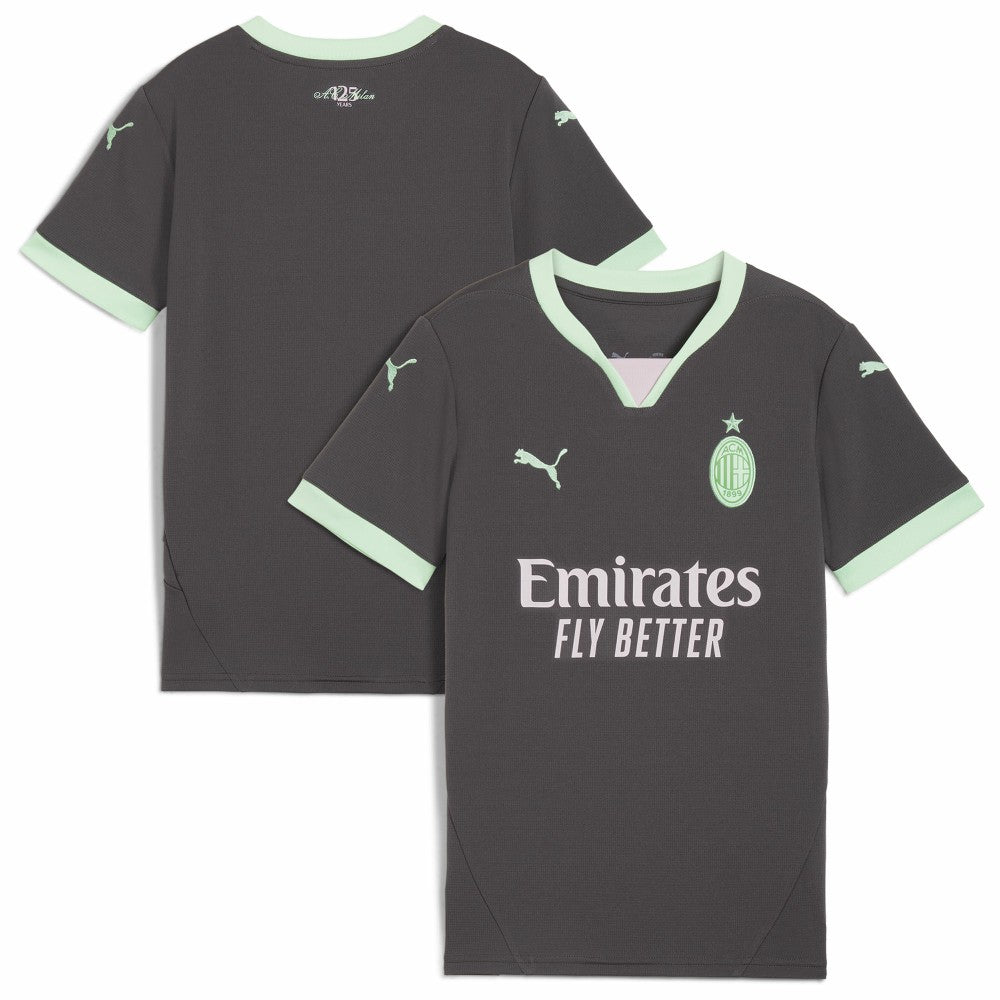 AC Milan Youth 2024/25 Third Replica Jersey Charcoal - Puma sale