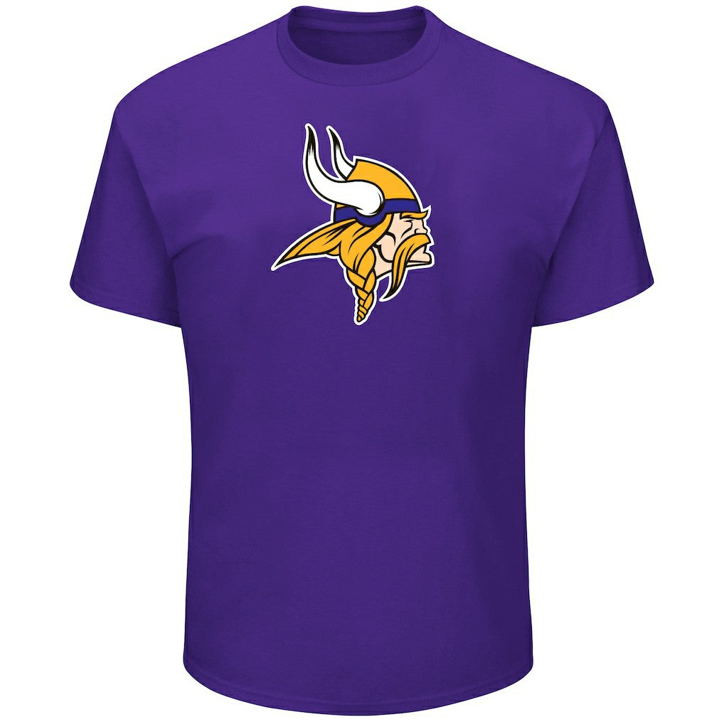 J.J. McCarthy Minnesota Vikings Big & Tall Name & Number T-Shirt - Purple T-shirts