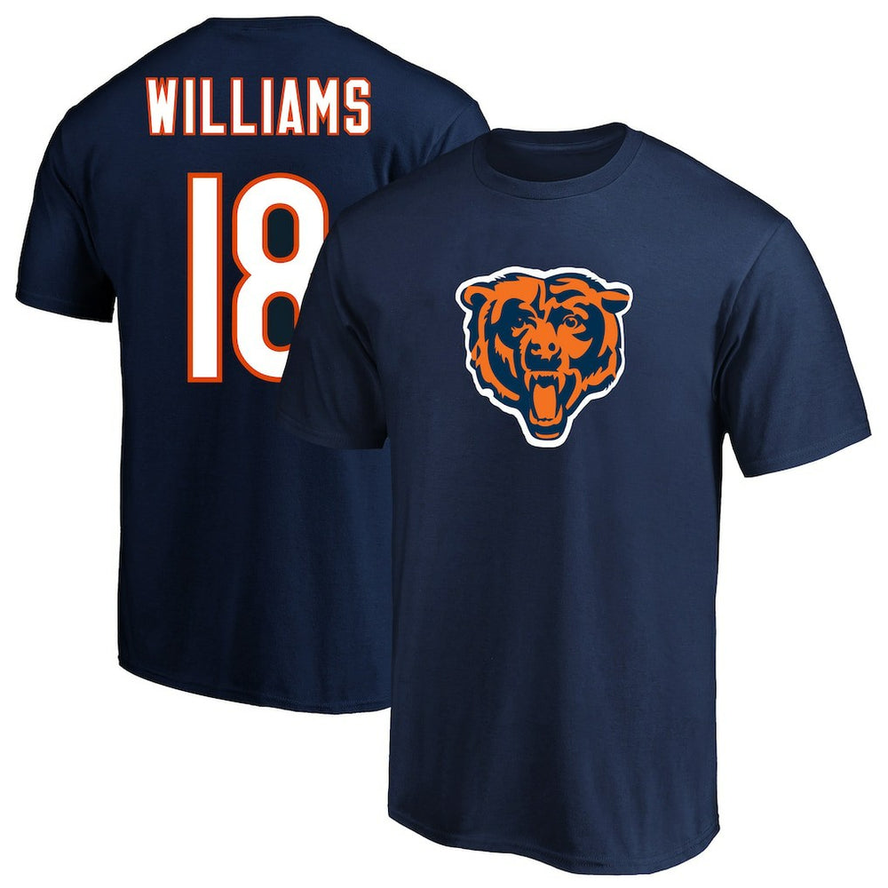 Caleb Williams Chicago Bears Big & Tall Player Name & Number T-Shirt - Navy T-shirts