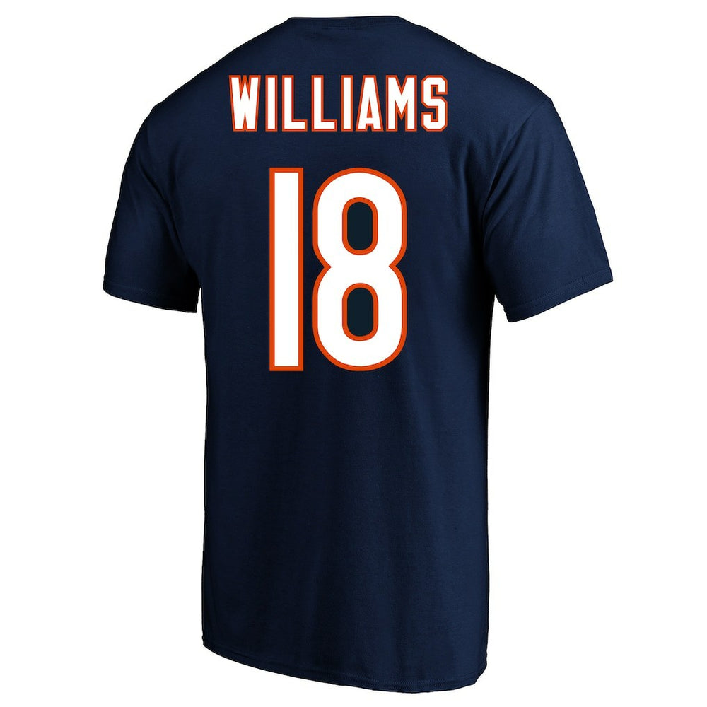 Caleb Williams Chicago Bears Big & Tall Player Name & Number T-Shirt - Navy T-shirts