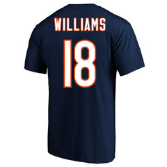 Caleb Williams Chicago Bears Big & Tall Player Name & Number T-Shirt - Navy T-shirts