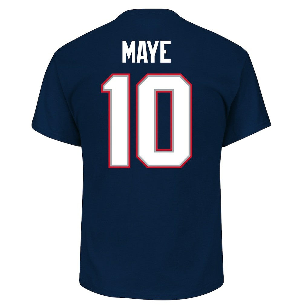 Drake Maye New England Patriots Big & Tall Player Name & Number T-Shirt - Navy T-shirts