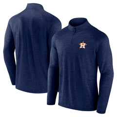 Houston Astros Fanatics Head-to-Head Raglan Quarter-Zip Jacket - Navy Jackets