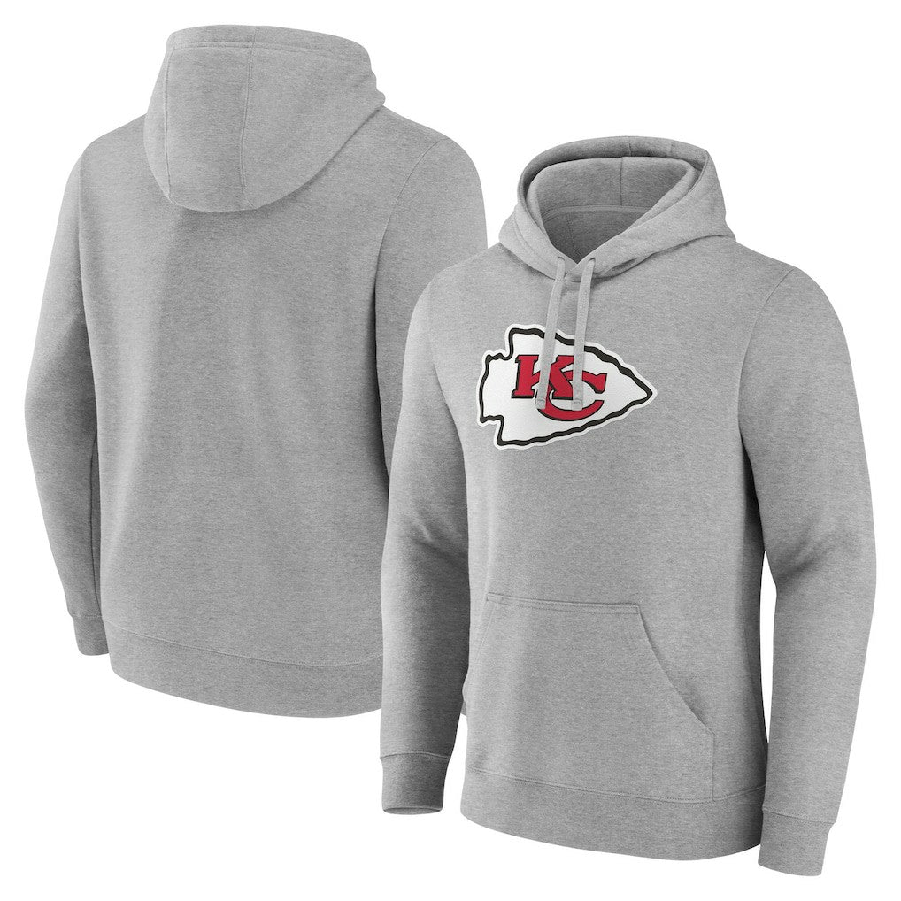 Kansas City Chiefs Deliver Fleece Pullover Hoodie - Heather Gray Hoodies
