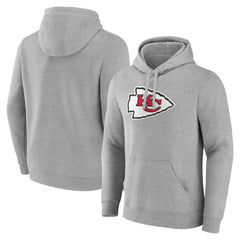 Kansas City Chiefs Deliver Fleece Pullover Hoodie - Heather Gray Hoodies