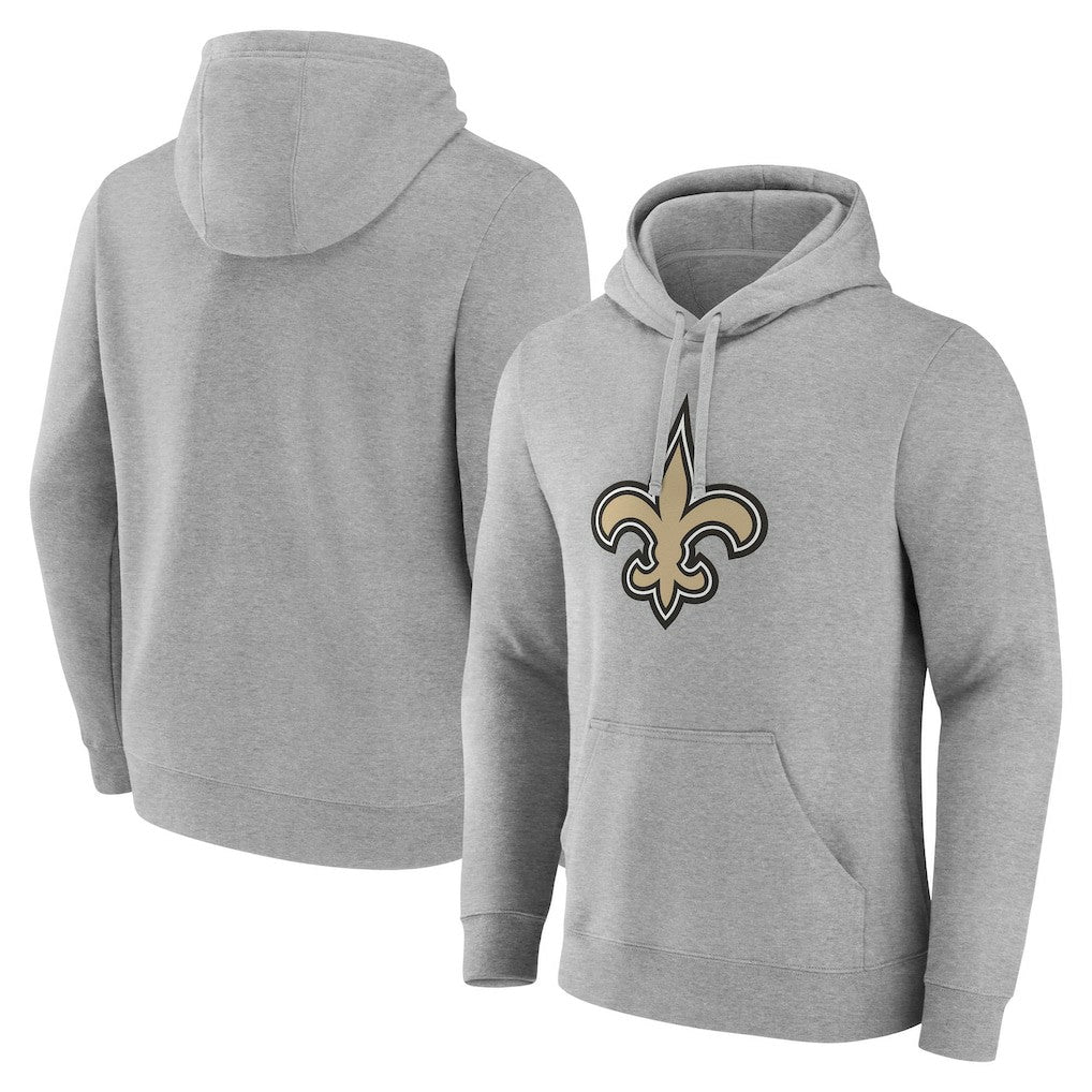 New Orleans Saints Deliver Fleece Pullover Hoodie - Heather Gray Hoodies