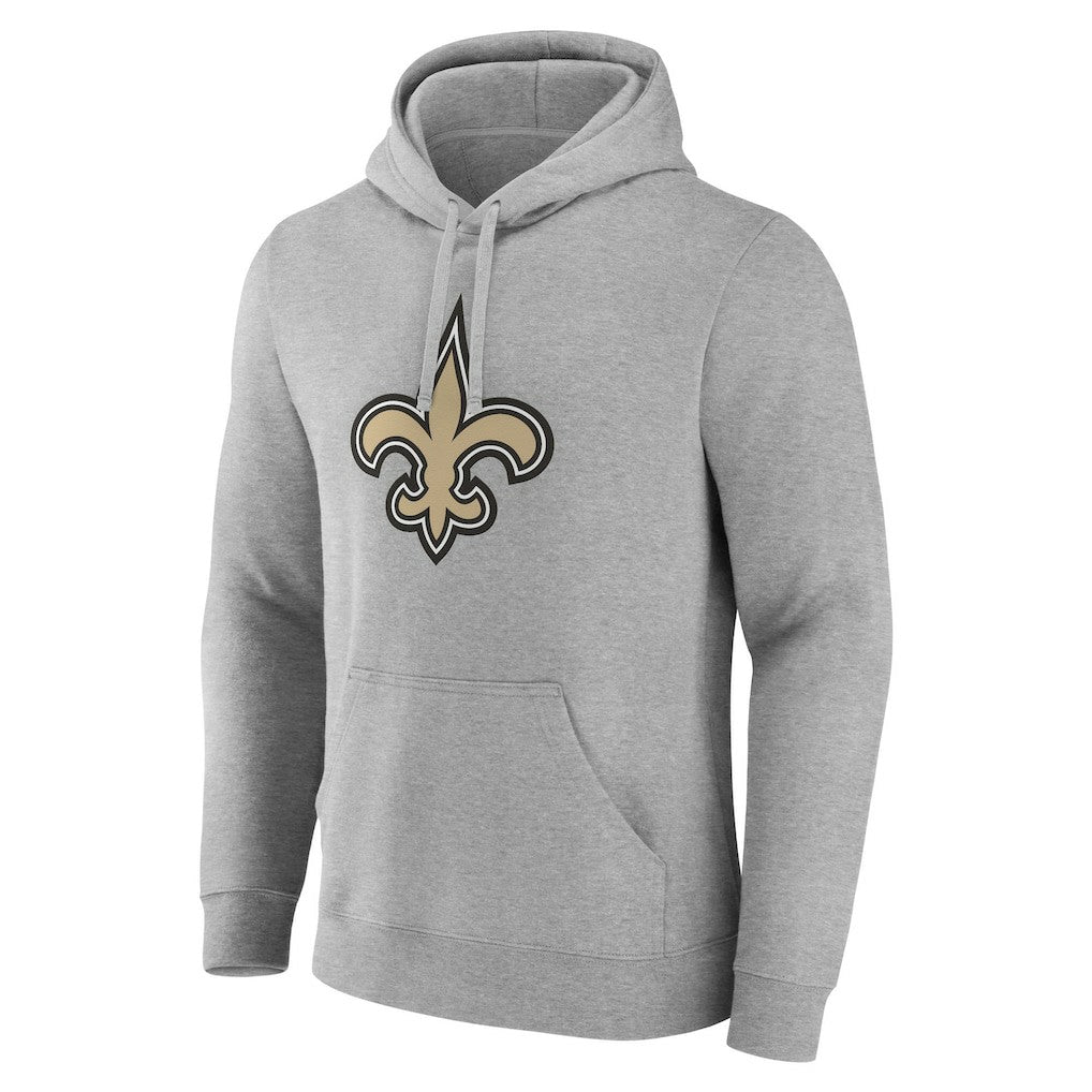New Orleans Saints Deliver Fleece Pullover Hoodie - Heather Gray Hoodies