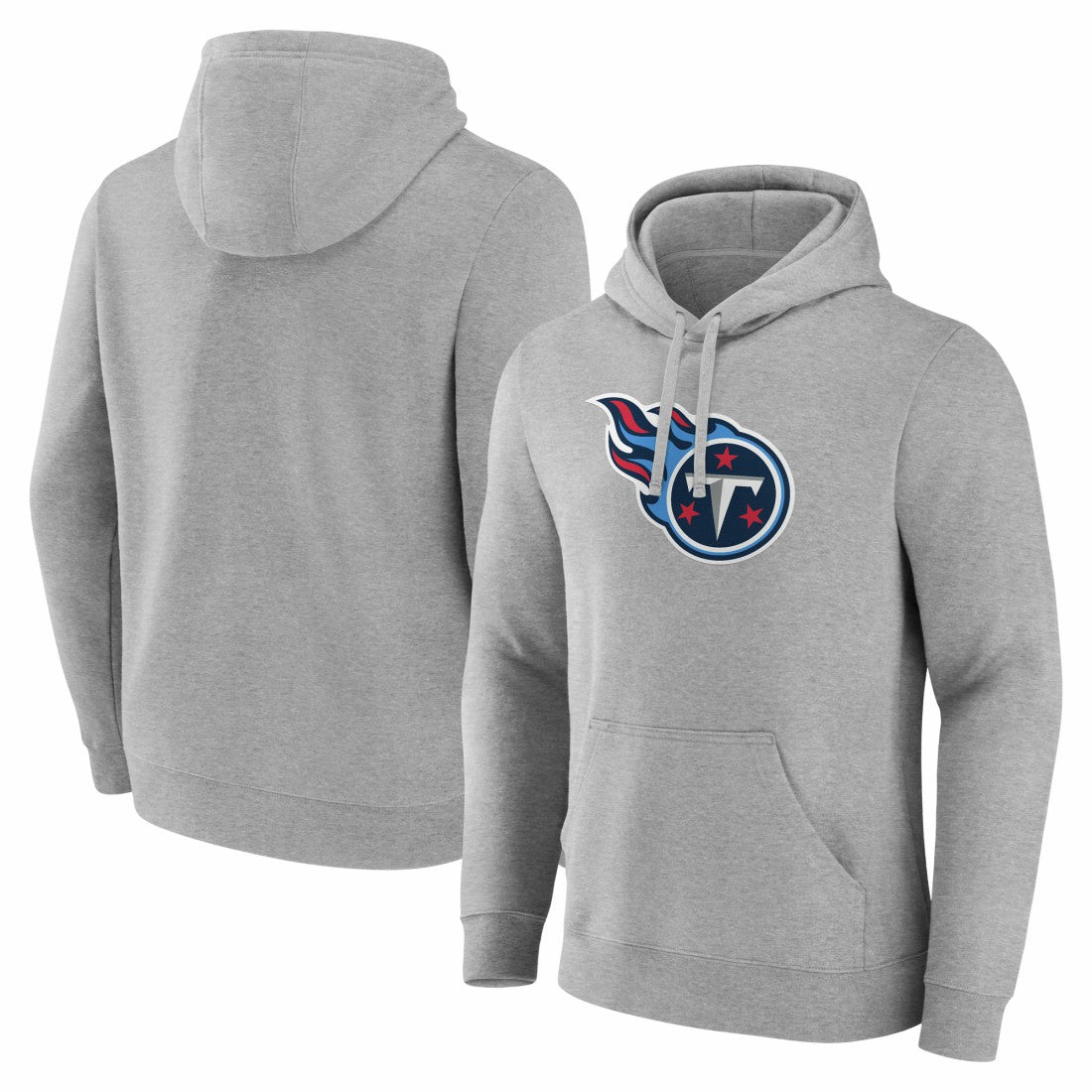 Tennessee Titans Deliver Fleece Pullover Hoodie - Heather Gray Hoodies