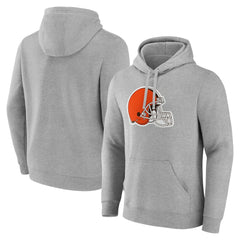 Cleveland Browns Deliver Fleece Pullover Hoodie - Heather Gray Hoodies
