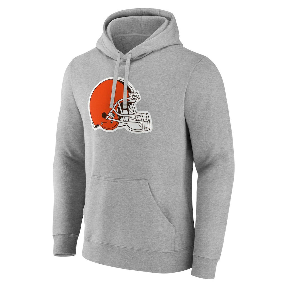 Cleveland Browns Deliver Fleece Pullover Hoodie - Heather Gray Hoodies