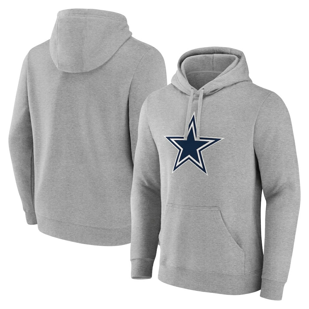 Dallas Cowboys Deliver Fleece Pullover Hoodie - Heather Gray Hoodies