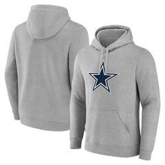 Dallas Cowboys Deliver Fleece Pullover Hoodie - Heather Gray Hoodies
