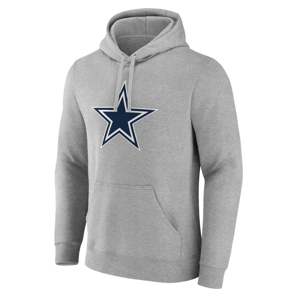 Dallas Cowboys Deliver Fleece Pullover Hoodie - Heather Gray Hoodies