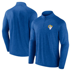 Los Angeles Rams Head-to-Head Raglan Quarter-Zip Jacket - Royal Jackets